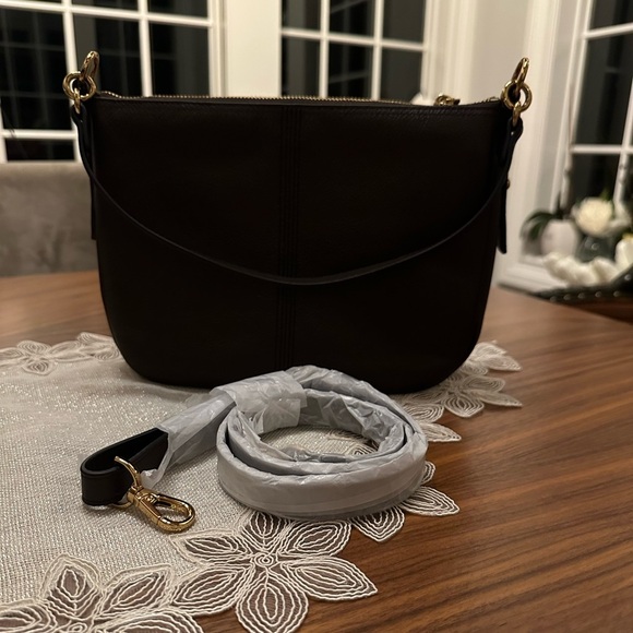 Fossil Multicolor Chevron Pattern Shoulder Bag New without Tag - Picture 5 of 6